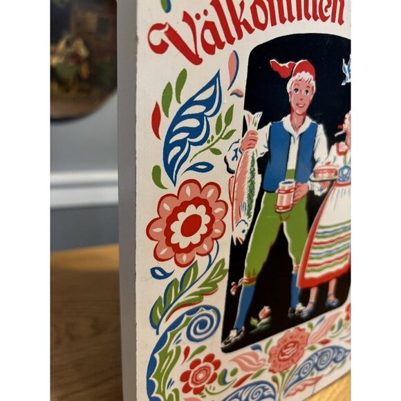 Vintage Swedish Scandinavian Design Cutting Board 16x8" - Picture 4 of 10